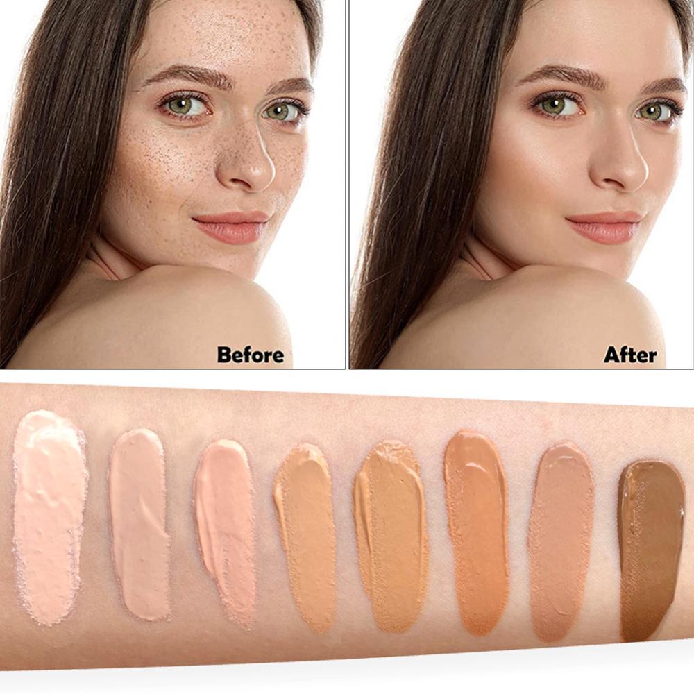 TKEY Paleta De Creme Corretivo , 8 Cores , Base Líquida , Corretor , Bastão , Maquiagem Facial , Olheiras , Manchas De A