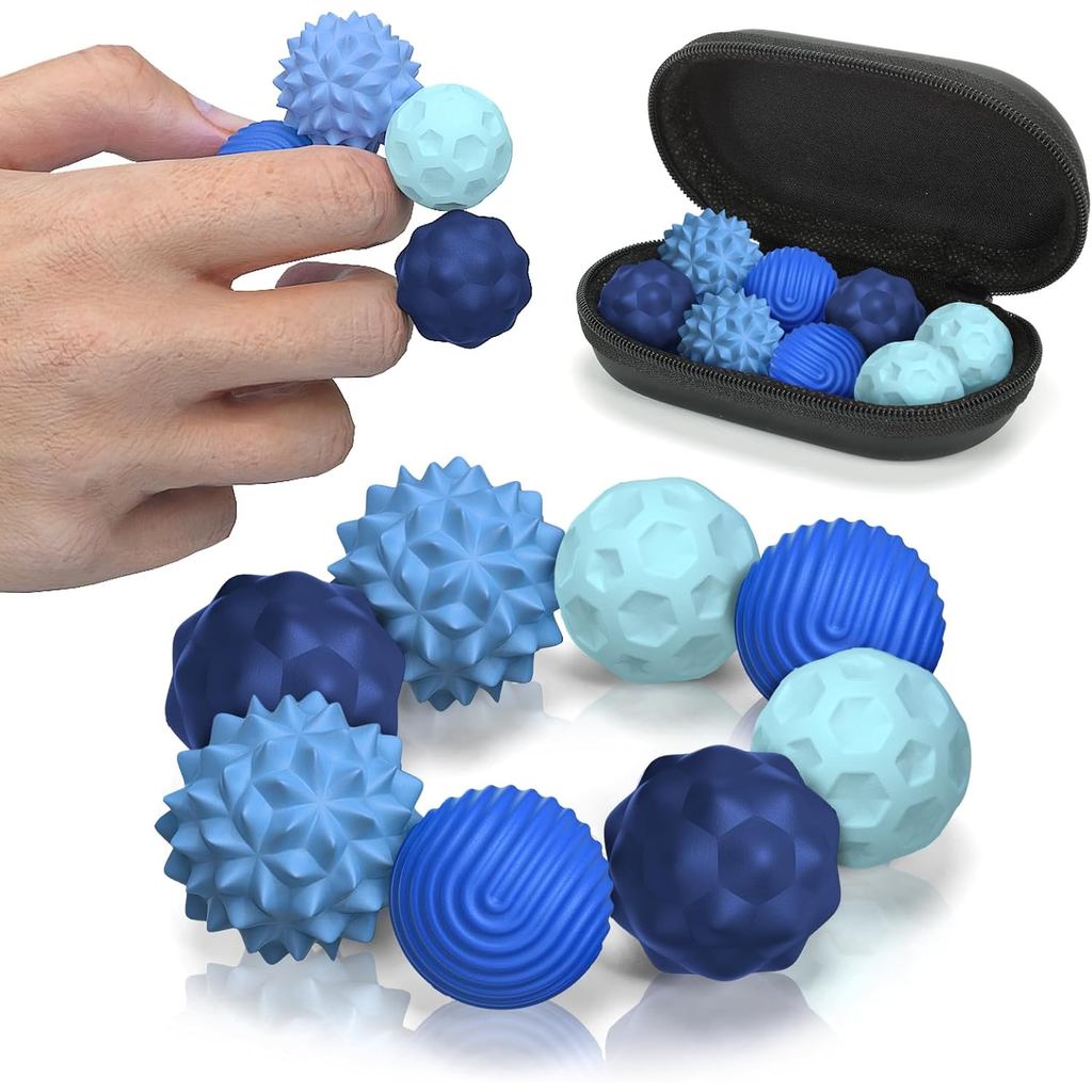 Bolas Sensoriais Magnéticas, Brinquedos Antiestresse para Adolescentes, Brinquedos Sensoriais para Autismo, TDAH e Ansie