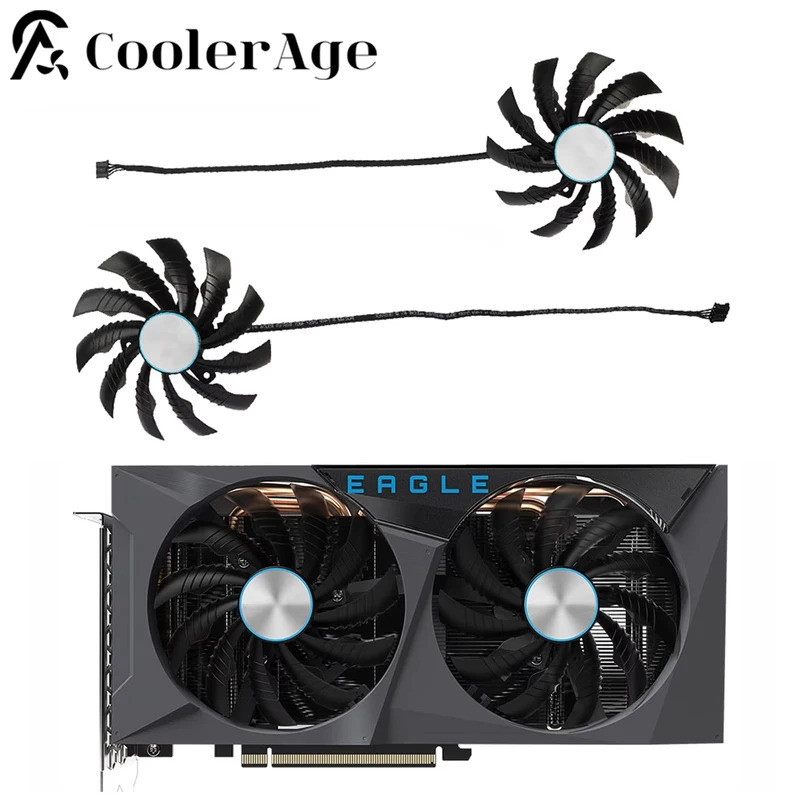 Ventilador De Placa iVideo Para Gigabyte GeForce RTX 3060 3060Ti EAGLE OC 95MM PLD10010S12H RTX3060 RTX3060Ti Resfriamen