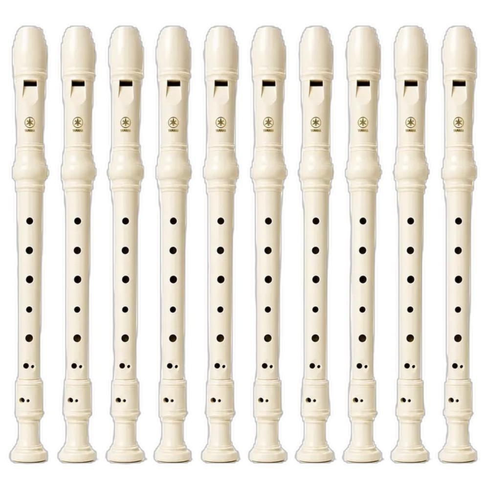Kit 10 FLAUTAS YAMANHA DOCE SOPRANO GERMANICA YRS23