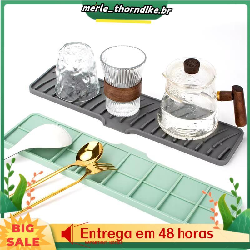Tapete De Silicone Para Torneira De Cozinha , Proteção Contra Gotejamento , Coletor De Água , Pia , Dreno , À Prova D'ág