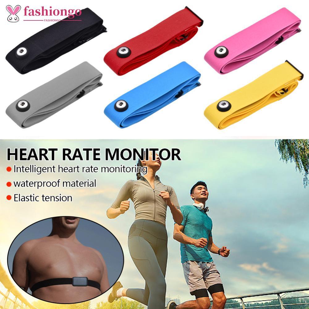 FASHIONGO Esportes Monitor De Freqüência Cardíaca Cinto Peitoral Cinta Saúde Para Polar Wahoo Sem Fio Macia Banda M1W5
