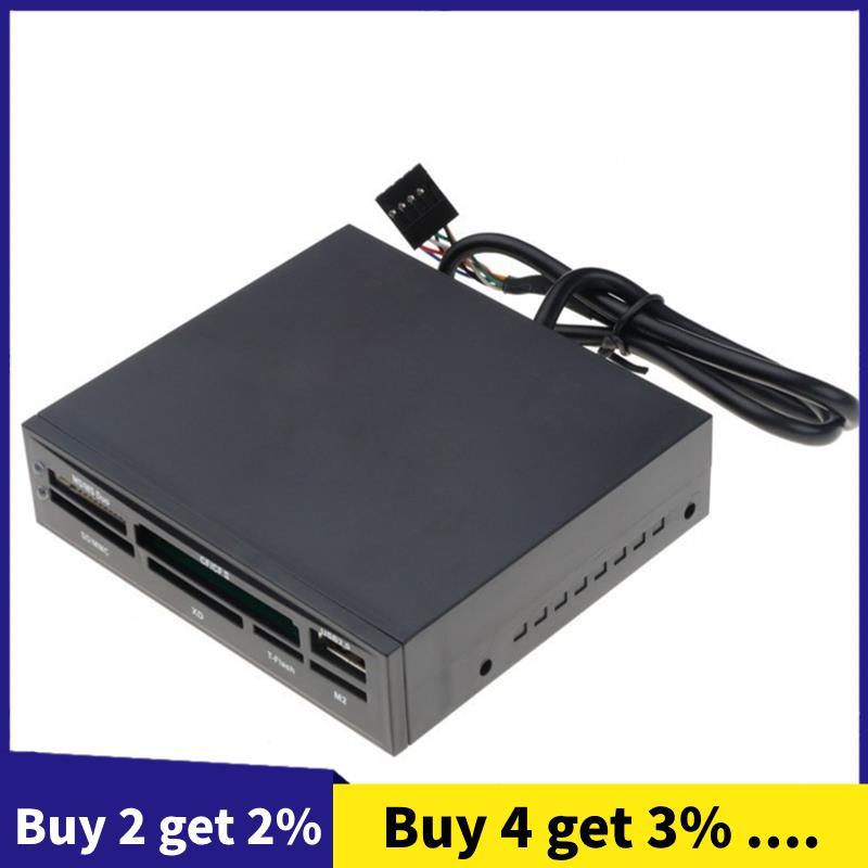 Leitor De Cartão HUB USB Embutido Para PC Caso Adaptador De Gravador De Memória TFlash Unidade De Disco Rígido HDD De 3.