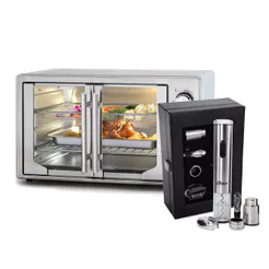 Kit Forno e Fryer French Door com Kit para Vinho Oster