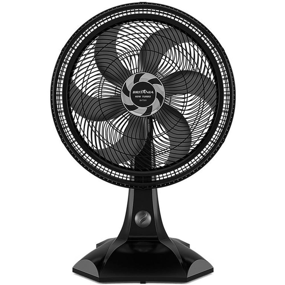 Ventilador de Mesa Britânia BVT301 Maxx Force, 30 cm, Preto