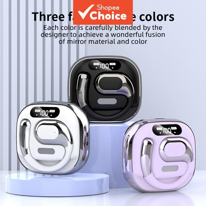 K02 Fones de Ouvido Bluetooth de Gancho Sem Fio, Fones de Ouvido Sem Fio, Fones de Ouvido para Jogos, Corrida,