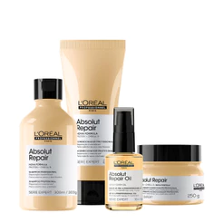 Kit L'Oréal Professionnel Absolut Repair - Shampoo Condicionador Óleo e Mask (4 produtos)