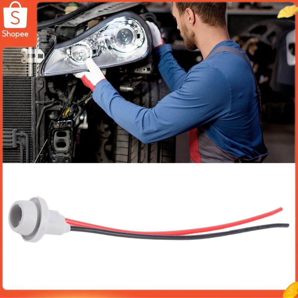 Hap T10 lâmpada base de borracha soquete trança chicote para t15 168 194 2825 w5w 920 921 lâmpadas luz estacionamento
