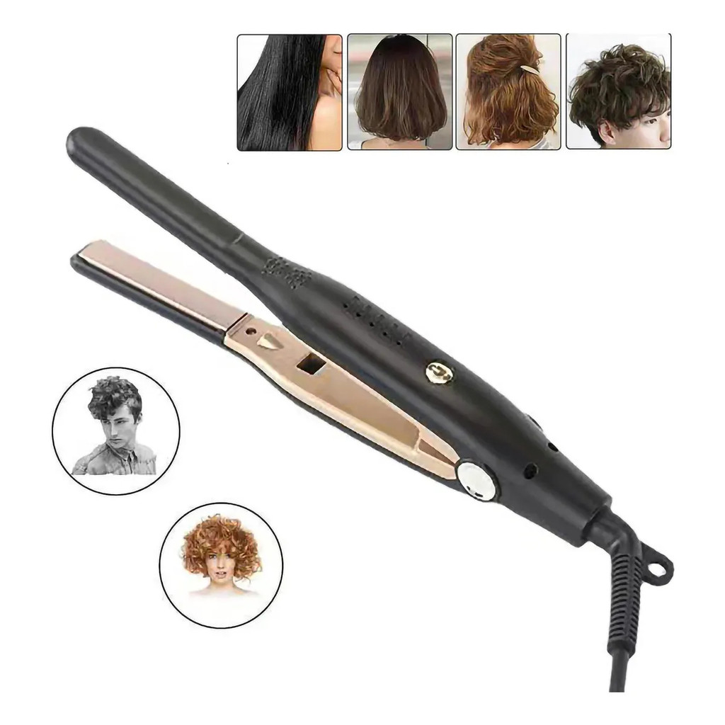 Chapinha Alisadora Para Cabelo Elétrico Cor Preto Bivolt