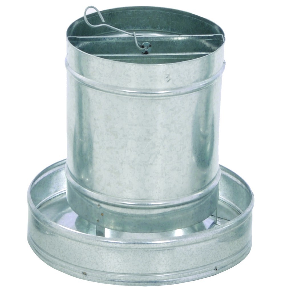 Comedouro Aves 2kg a 15 kg Automático Galvanizado Galinha Codorna