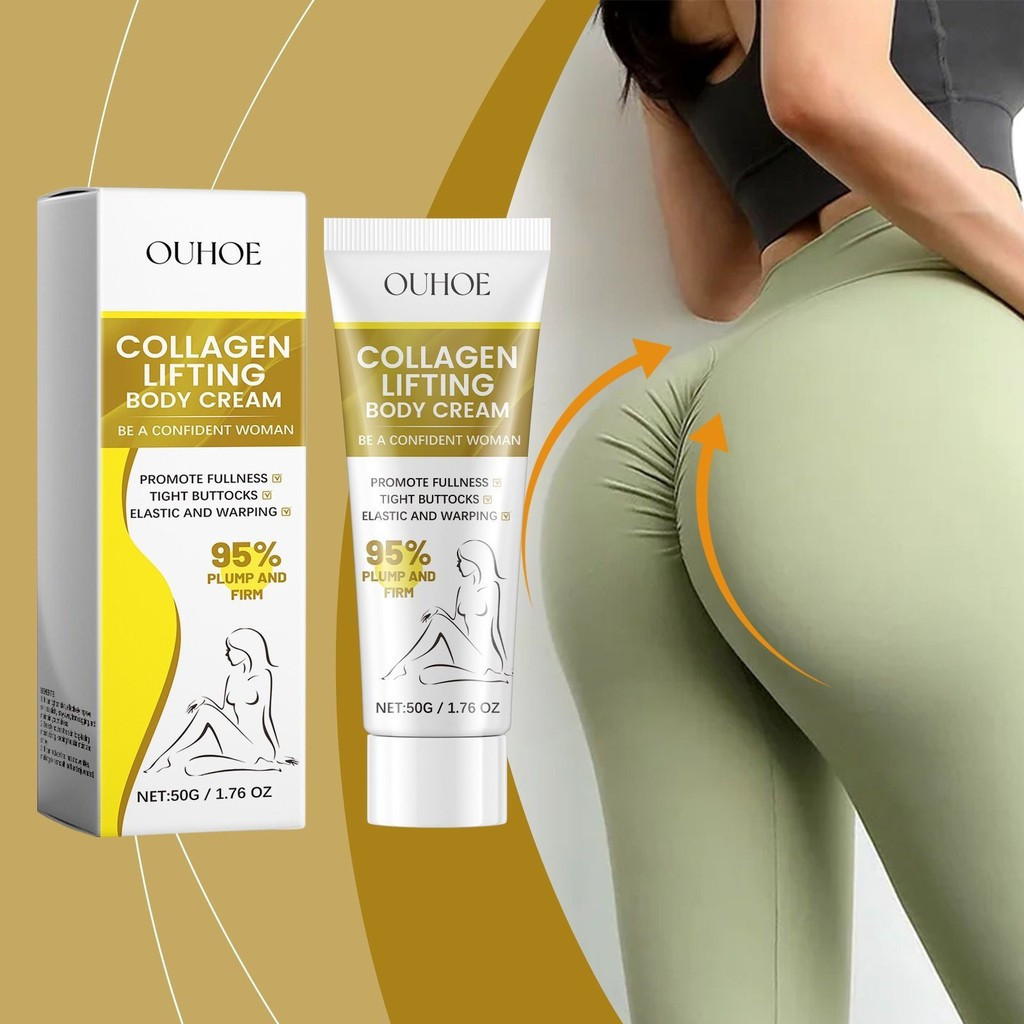 Creme de Proteína SLWR para Cuidado dos Glúteos, Creme de Massagem Firmador e Lifting para Glúteos, Hidratante, Nutritiv