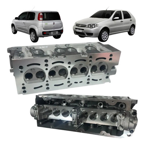 Cabeçote Motor Fire 1.4 D27 Novo Std Uno Palio Strada 5mm