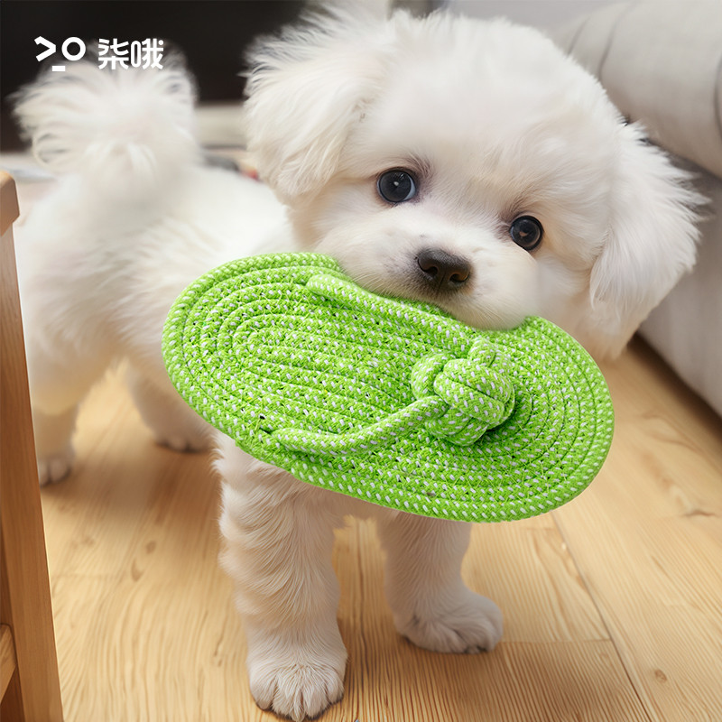 Cão rebocador de guerra brinquedo nó cão mordida corda brinquedo chinelos grandes cenoura filhote de cachorro resistente