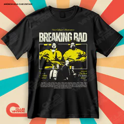 Camiseta Breaking Bad Heisenberg e Jesse Blusa Camisa Séries 100% Algodão