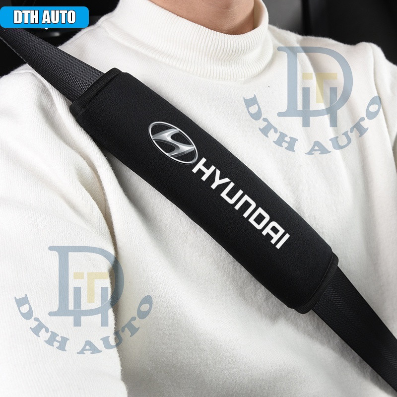 DTH 2 Peças Capa de Almofada para Cinto de Segurança de Carro Hyundai para Accent Tucson Getz 6PNR