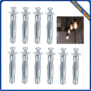 10 parafusos de expansão M5 (comprimento único 6 cm comprimento da manga 5.2 cm) q195 aço carbono forte durabilidade