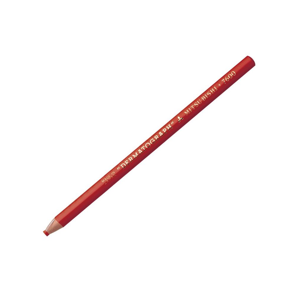 Lápis dermatográfico 7600 vermelho Mitsubishi