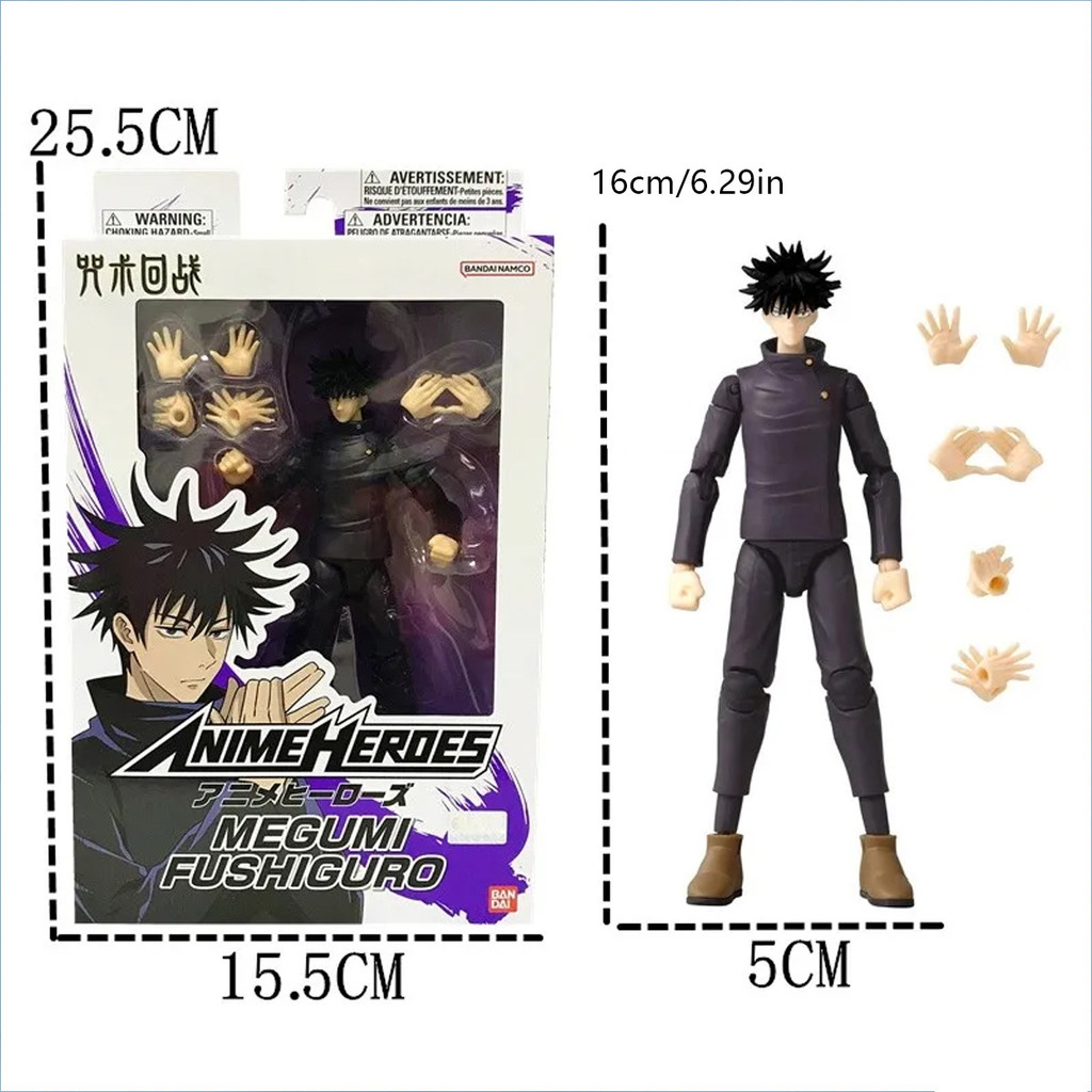 SHF Feitiço Móvel Lutando Figura Móvel Série Knotweed Yuren Fu Hei Megumi Ningzaki Wild Rose Gojo Go Colecionáveis