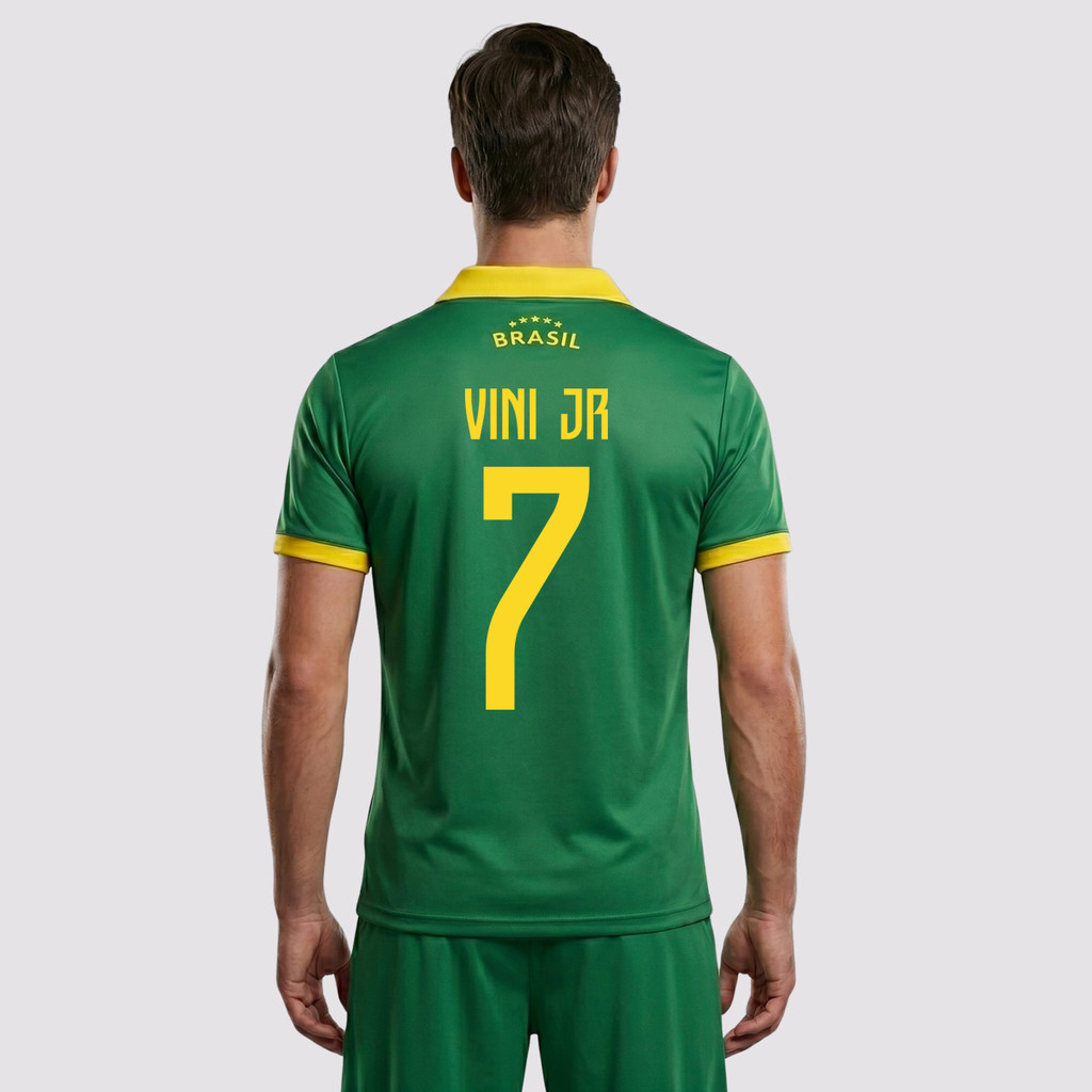 Camisa Brasil Seleção Verde 7 Vini Jr