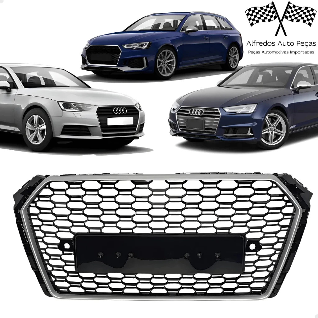 Grade Superior Central Parachoque Dianteira S4 Para Audi A4 2016 2017 2018 Novo 8W6853651AB