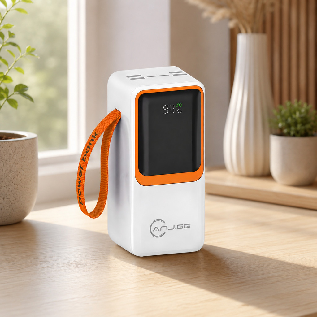 Carregador Portátil 50000mAh BTE-61 22.5W Display Digital USB Type-C lightning Celular Tablet Viagem