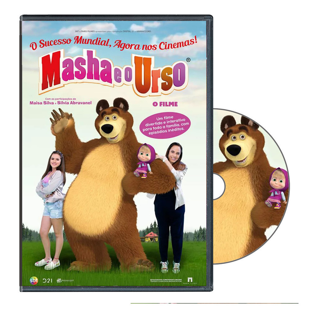 Dvd Masha E O Urso O Filme (2018)