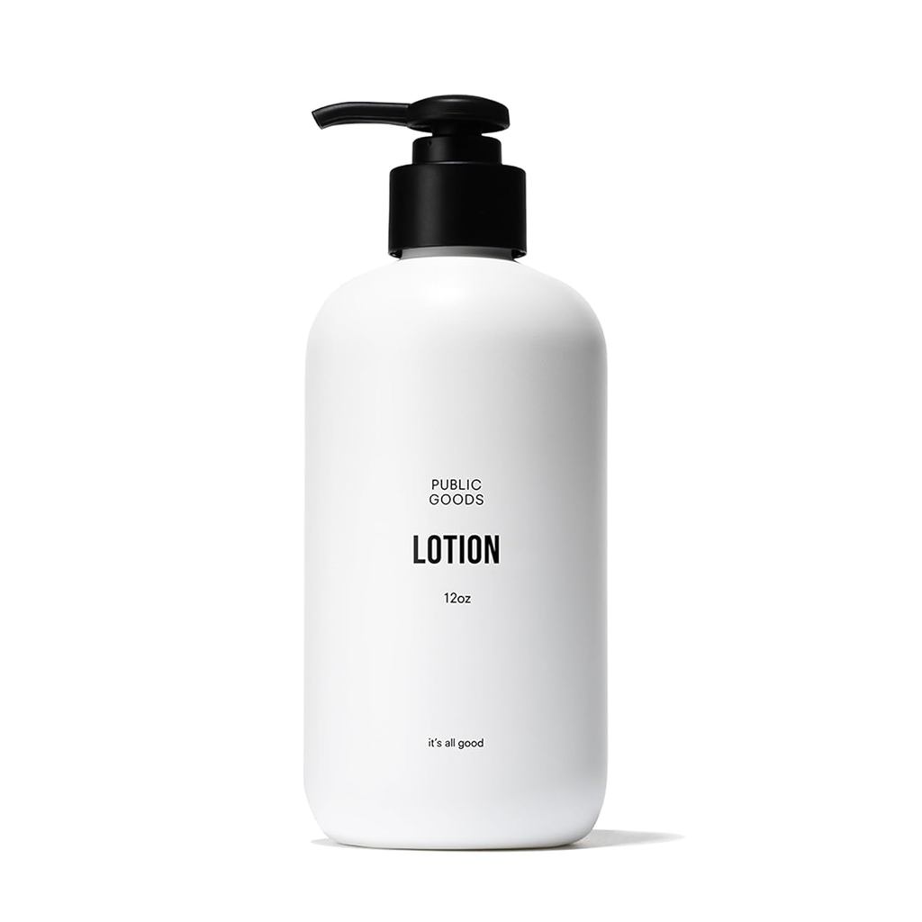Loção Corporal e para as Mãos Public Goods para Mulheres e Homens |   Loção Hidratante Diária Natural para Pele Seca e c