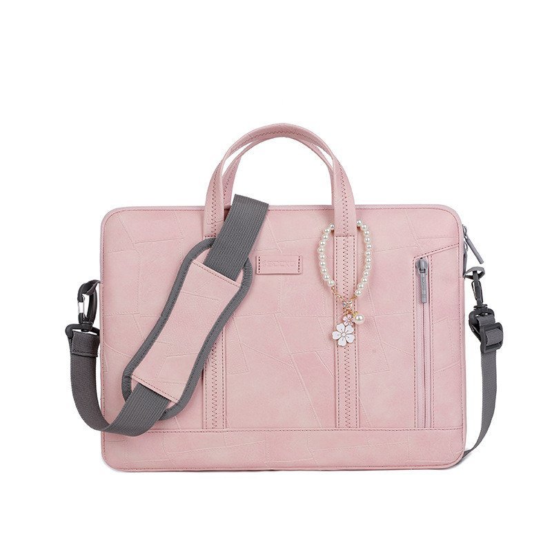 Bolsa de ombro portátil para computador, adequada para Lenovo, Huawei, Dell, Asus, 47cm, Notebook feminino, 15.6, estilo