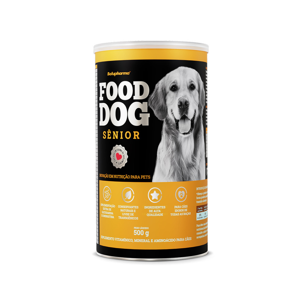 Food Dog Senior Suplemento para Cães Botupharma 500g