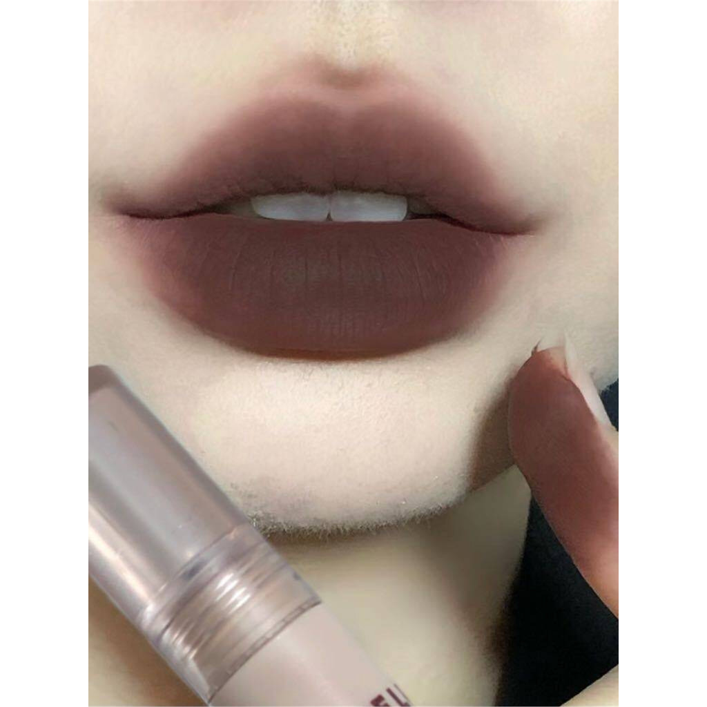 Amatras!COS Deadly Kill Matte Lip Mud Black Mamba Dark Series Gótico Irmã Lip Glaze Feminino