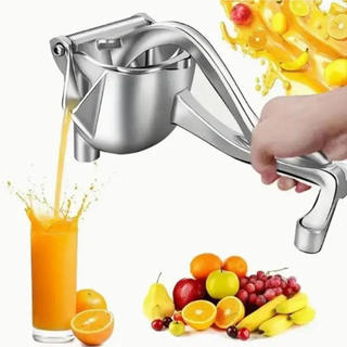 Espremedor Manual - Espremedor manual de alumínio com cabo ergonômico, capaz de extrair suco de forma eficiente de romãs