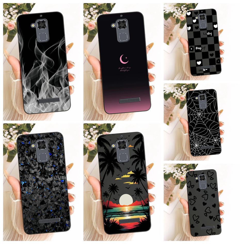 Novo Caso Para Asus Zenfone 3 Max ZC520TL Capa X008D Moda Pôr Do Sol Espaço Teia De Aranha Pintado De Silicone Macio ZC5