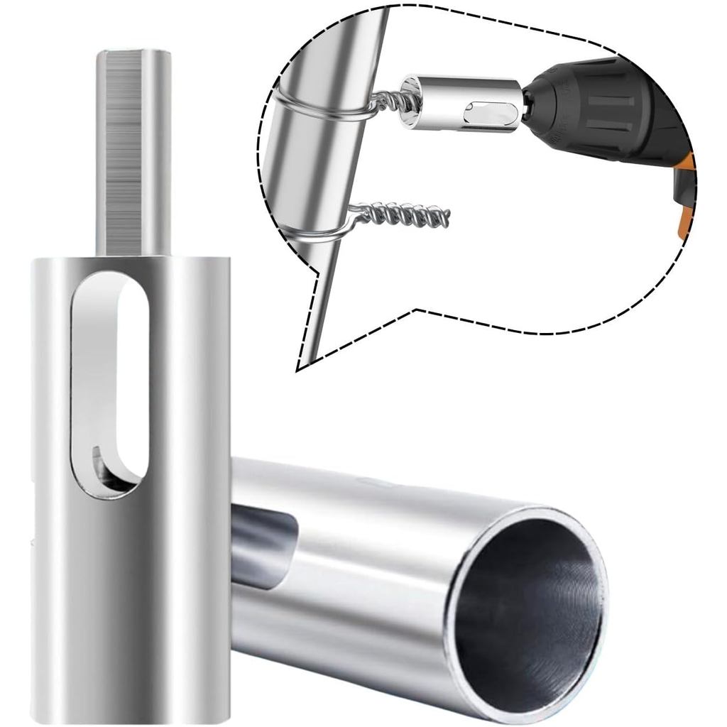 Ferramenta para Amarras de Arame de Cerca de Rede para Fios de Calibre 8/9/10/11 – Amarras para Mandril de Furadeira, Pe