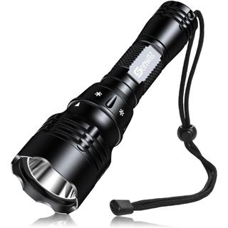 Lanterna de Mergulho Subaquática 2000 Lúmens à Prova d'Água com LED XM-L2, Suporte para Luzes Submarinas com Carregador 