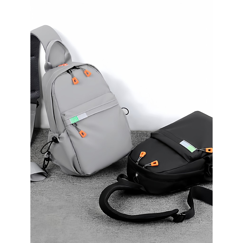 Moda lona saco de peito masculino saco do mensageiro peito pequena mochila moda Casual bolsa de ombro jovens meninos cam