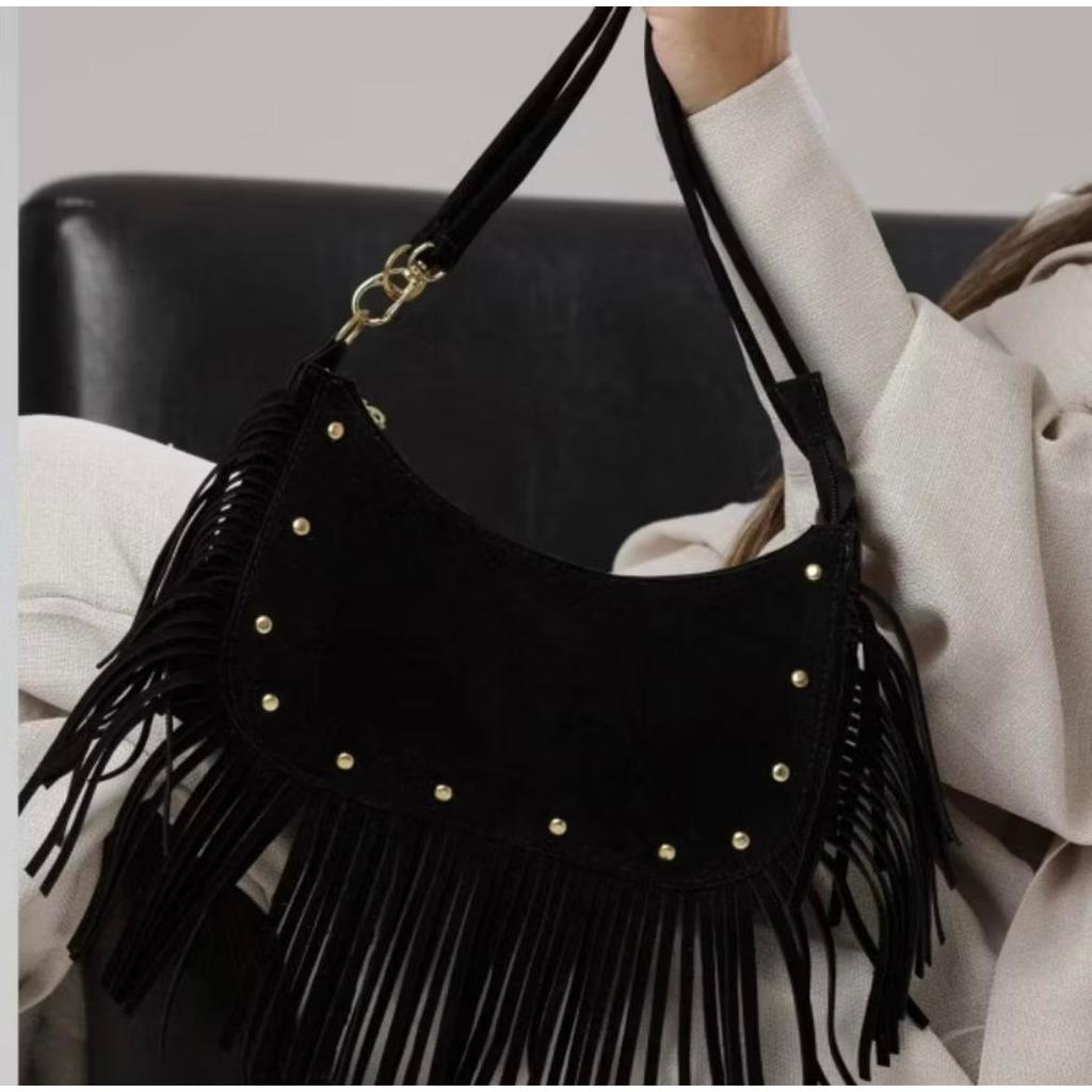 bolsa de franja bag feminina com alça