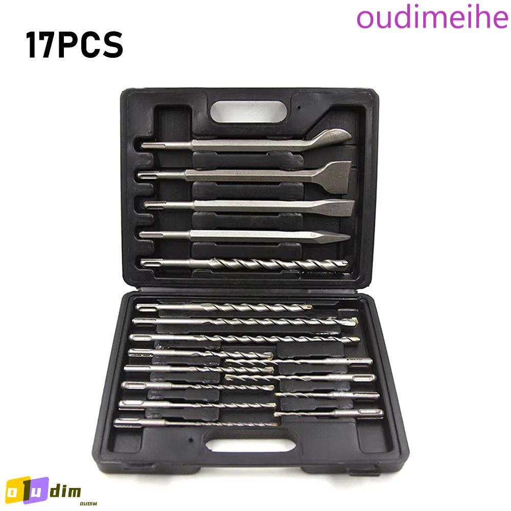 Conjunto De Brocas De Martelo Elétrico OUDIMEIHE , Broca Resistente SDS Plus , Rotativo Plano