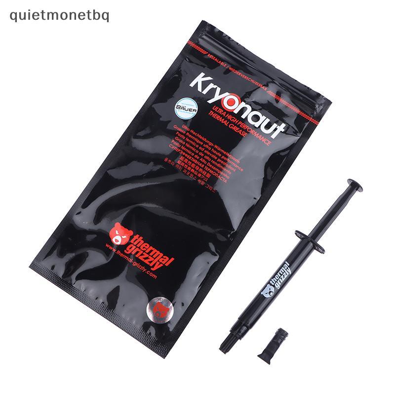 QUE 5.5g Térmico Grizzly Kryonaut Extreme KE Pasta Térmica Para CPU/GPU Cooler Grande Capacidade Composto Resfriamento G