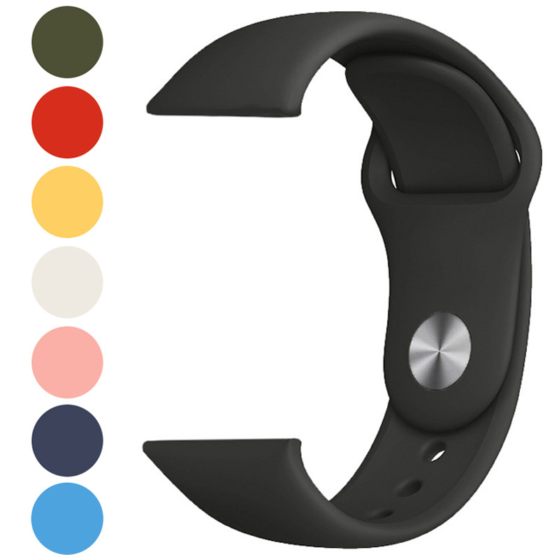 Pulseira Silicone Compatível com Apple Watch Iwo 38 42 44mm W27 W37 X8