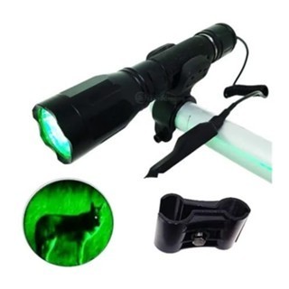 Lanterna Aluminio Tática Led Foco Luz Verde Com Suporte Para Fixa mtc8 (1)