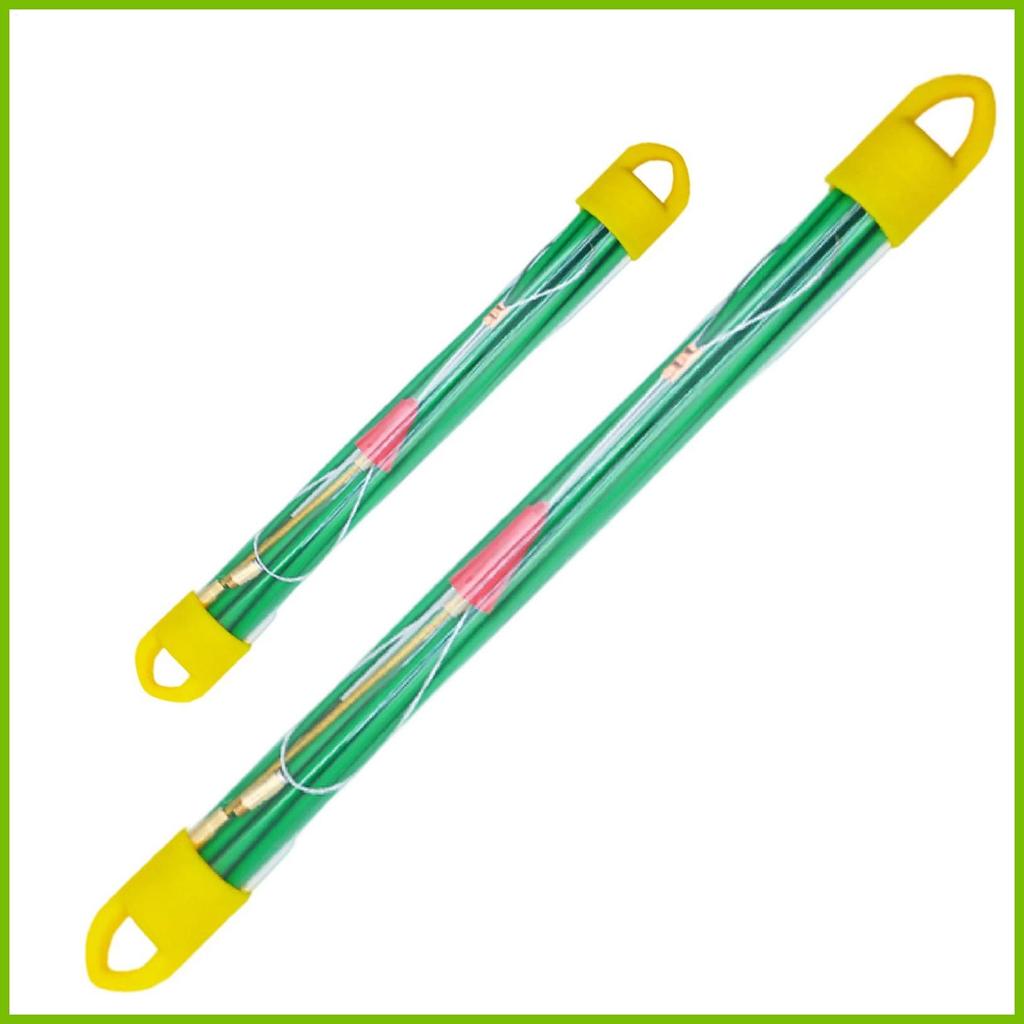 Kit De Haste De Fibra De Vidro Extrator De Cabo Para Fio Elétrico Técnico Eletricista Indústria Doméstica iadbr