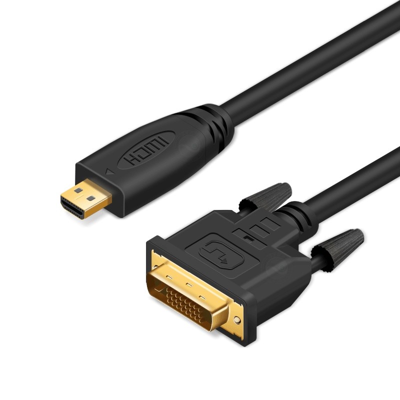 Cabo Micro HDMI para DVI Câmera de Tablet de computador para cabo HDMI de exibição DVI