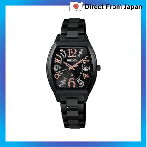 [Relógio Seiko] Relógio Feminino LUKIA SSQW101 da Coleção Happy, Fabricado no Japão, Energia Solar, Radiocontrolado, Cal