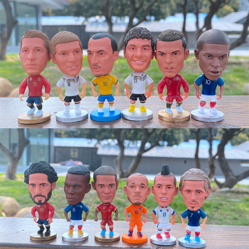 Boneca de futebol Argentina Messi Portugal c Rocket Star Boneca Modelo Nembape Ornamentos Boneca