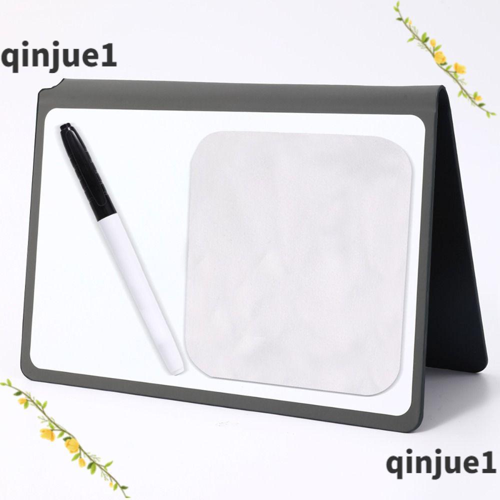 Caderno De Quadro Branco QINJUE , Bloco De Notas Apagável De Couro A5 , Com Caneta/De Escrita De Pano De Apagamento