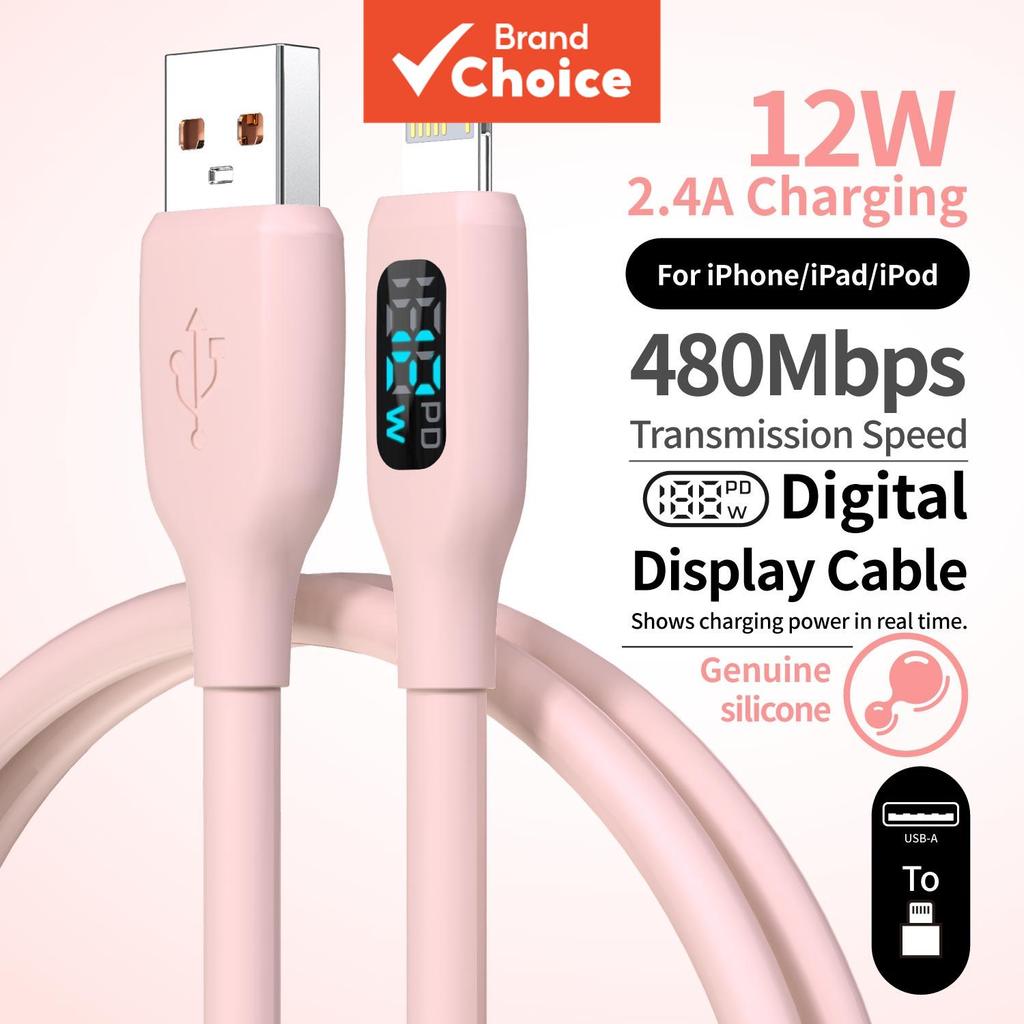 Certificado MFi para carregadores de iPhone, iOS para USB-C compatível com iPhone 14-8/iPad, cabo de silicone rosa