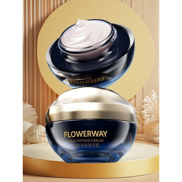 FLOWERWAY Creme de Beleza 50g Retoque Hidratante de Beleza