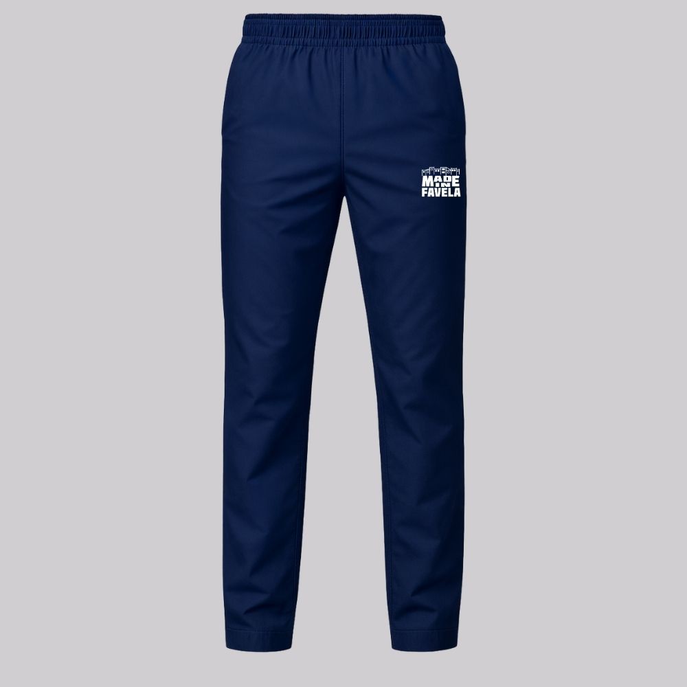 Calça Tactel Tectel Masculina Estampa Made In Favela Streetwear Esportiva Casual