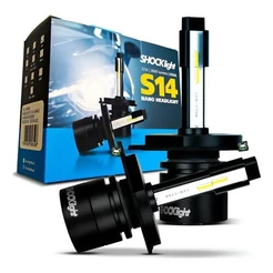 Lâmpada Shocklight Led S14 Nano Headlight 3600lm 6000k H4 H4 Branco