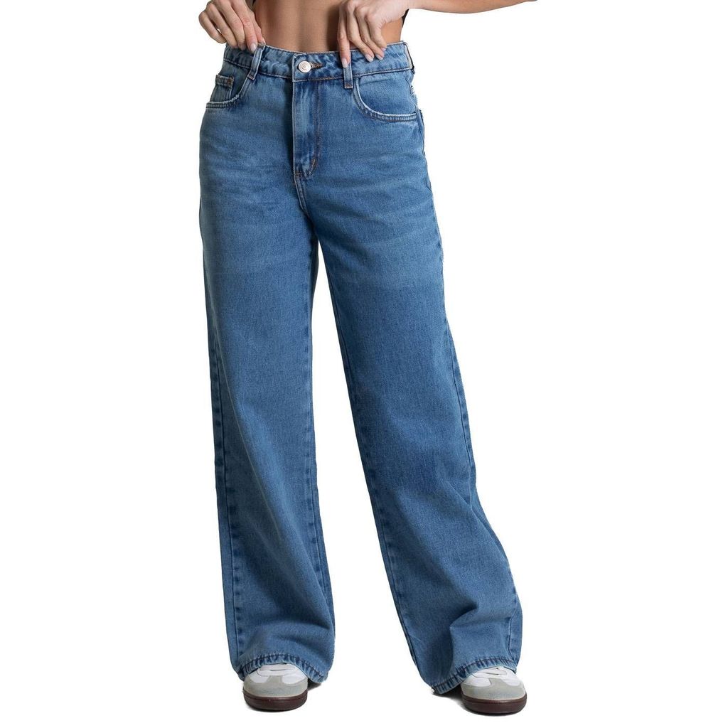 Calça Jeans Sawary Wide Leg Petit - 282913